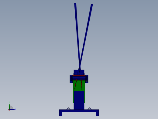 榴莲扒皮设备三维图左视缩略图