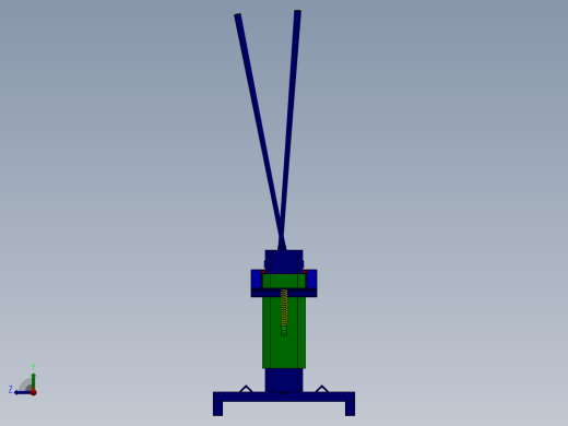 榴莲扒皮设备三维图右视缩略图