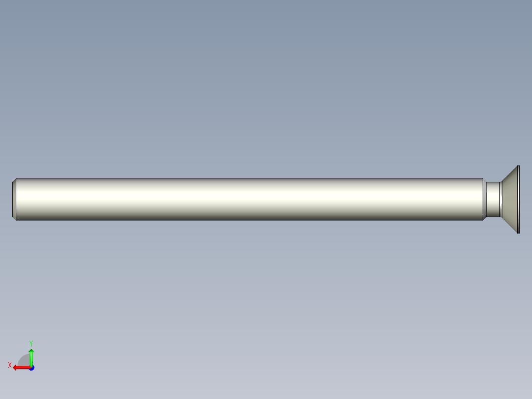沉头螺钉-Screw_-M18-L216_202-29-20-45_-Cross_Countersunk.stp后视图