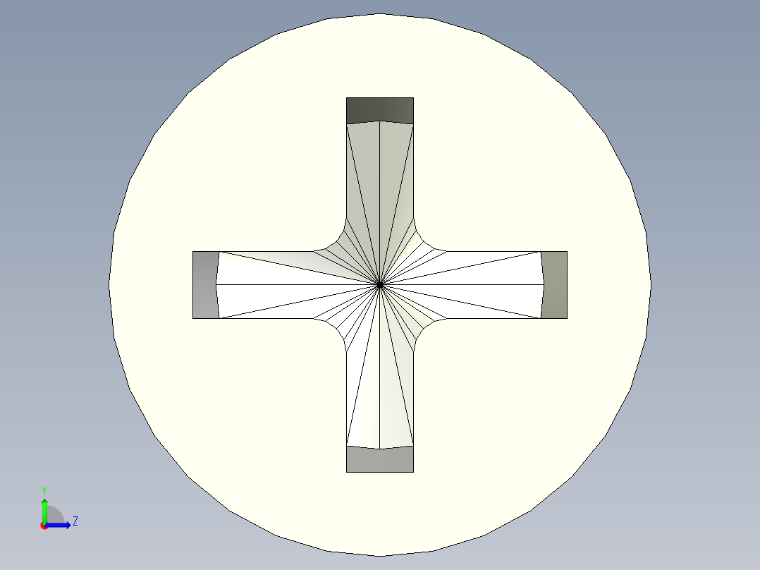 沉头螺钉-Screw_-M18-L216_202-29-20-45_-Cross_Countersunk.stp左视图