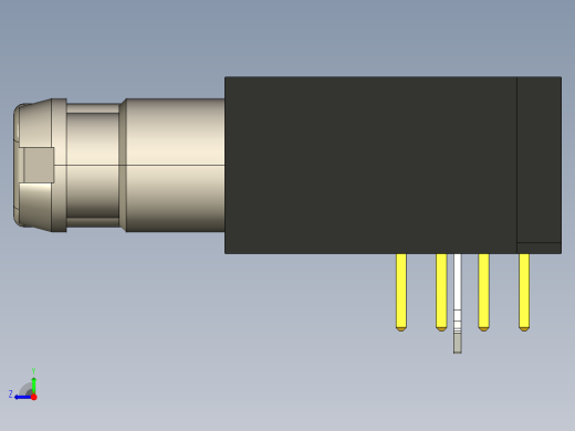 Cameralink母插座SDR 26引脚高速连接器26芯母插座 连接器右视缩略图