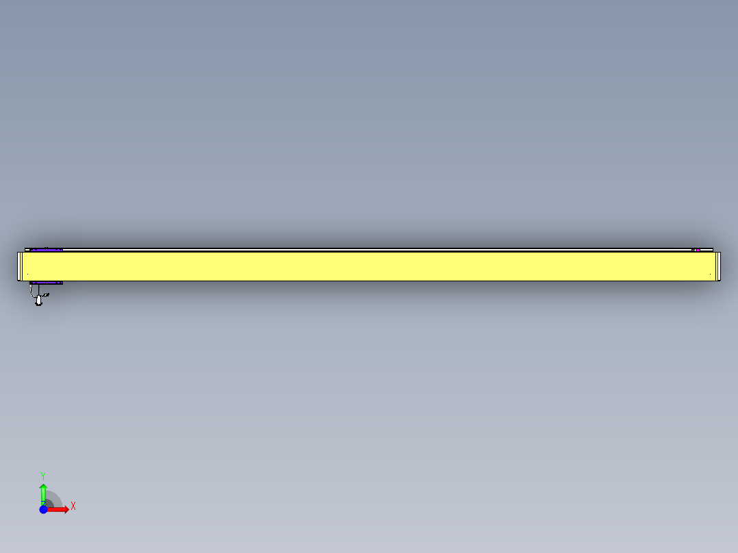 威洛博VL系列直线电机模组-VL14S2-S3150前视图