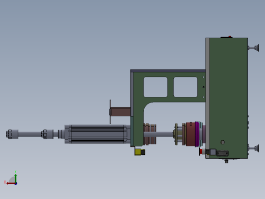 小型气缸压力机后视缩略图