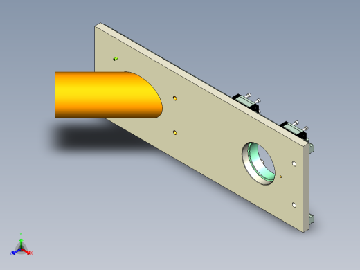 注塑机料罐滑台