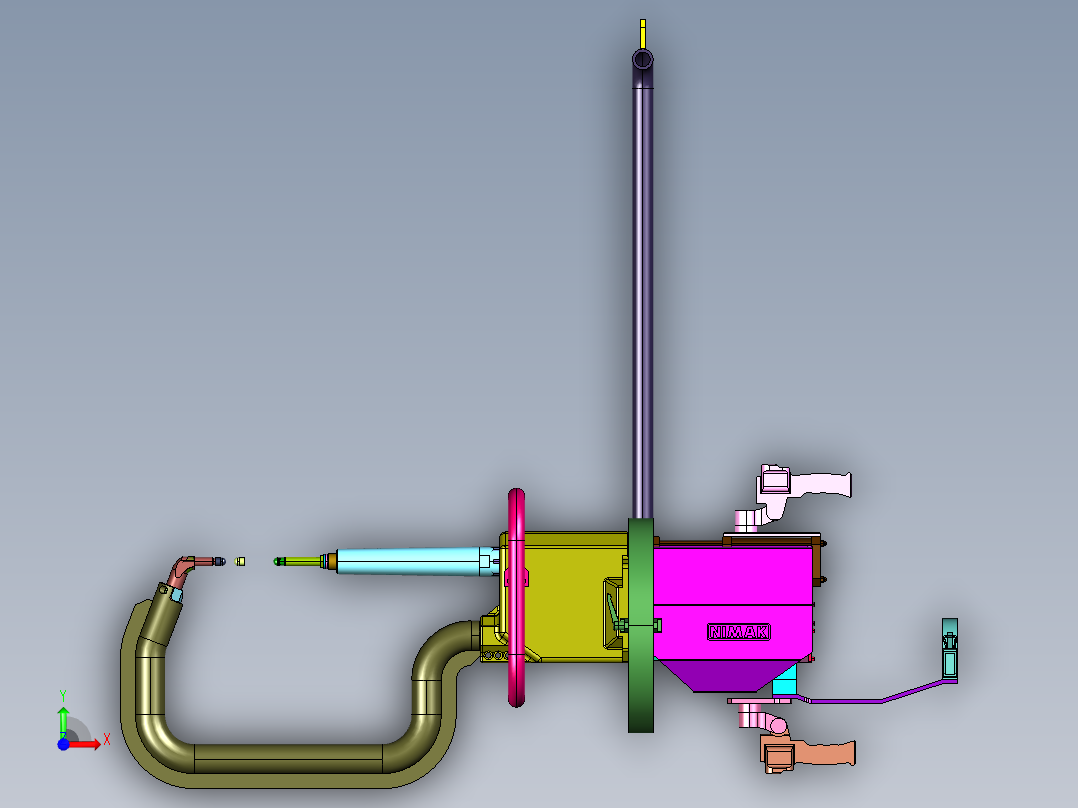 德国尼玛克NIMAK焊接设备C焊钳前视图