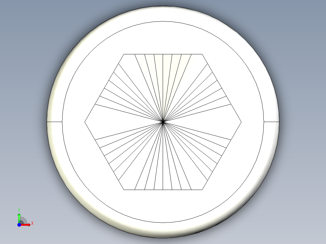 全圓定位珠螺絲(有頭)2271-3D多系列多零件图纸模型前视图
