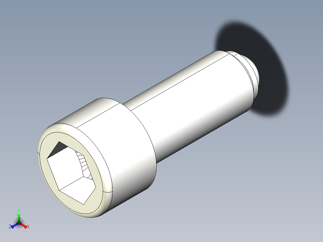 全圓定位珠螺絲(有頭)2271-3D多系列多零件图纸模型正等轴测图