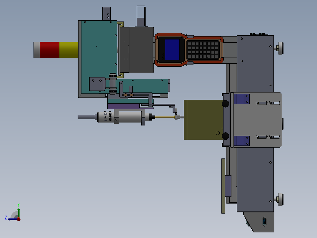桌面式全自动锁螺丝机右视图