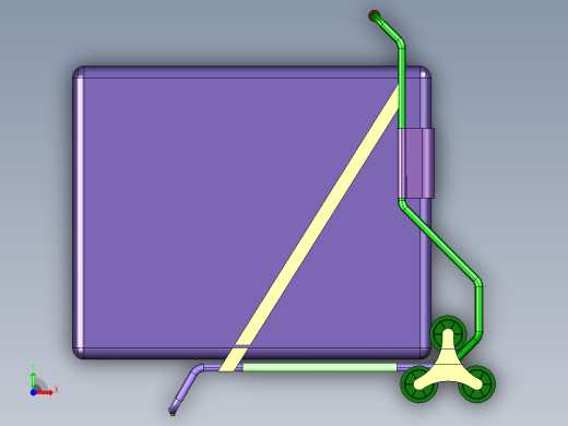 行李手拉机场箱包车前视缩略图
