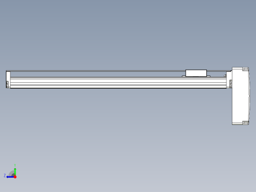 TPA-KNR-60E-1205C-L450A1-MP-H40-N3线性模块铝制底座右视缩略图