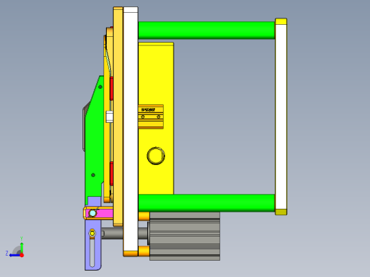 APP20-A-笔记本CNC工装夹具三维模型CNC3右视缩略图