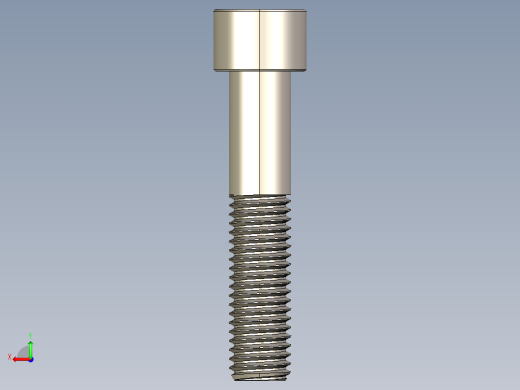 Screw_DIN_912_M12x60_A2.STEP公制内六角螺钉后视缩略图