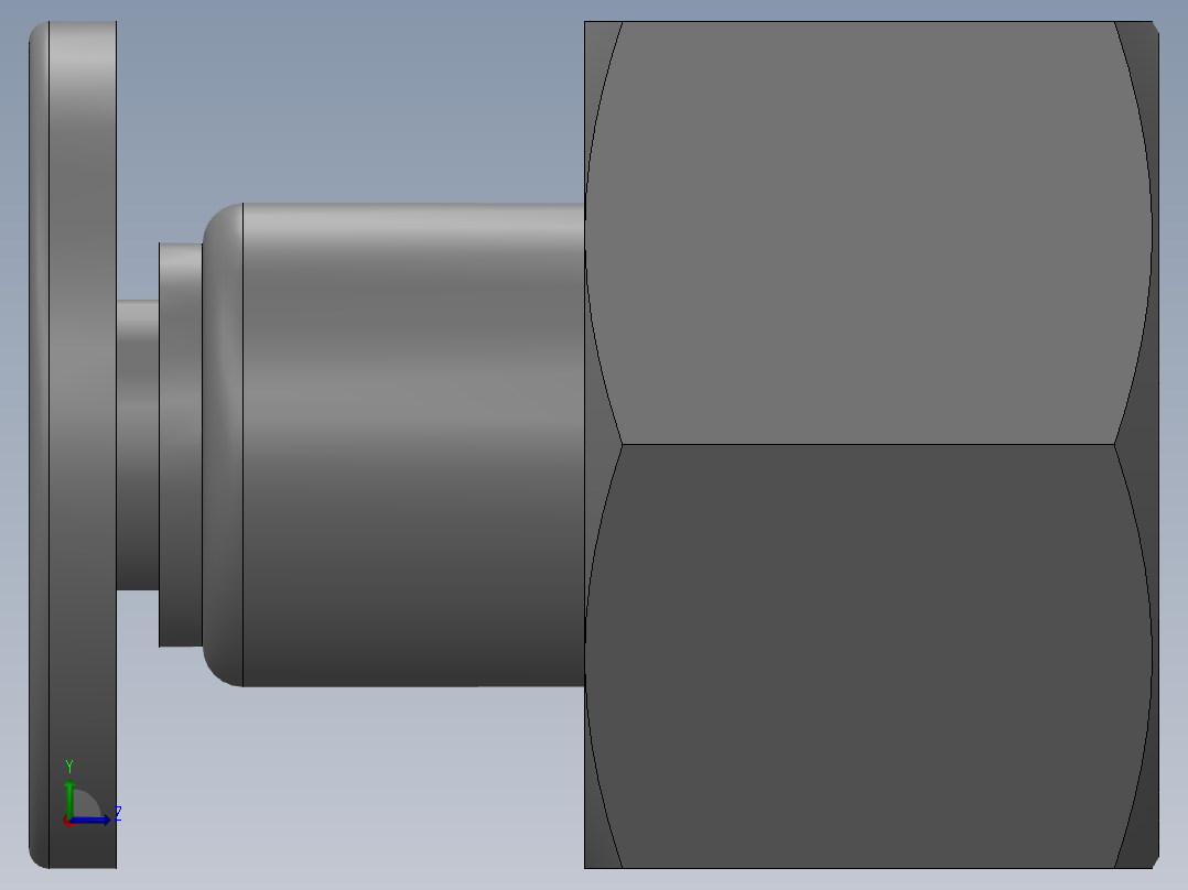 气动元件APCF6_03左视图