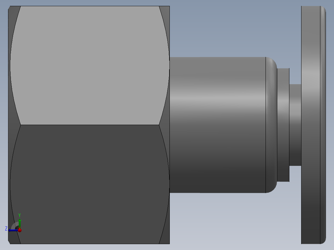 气动元件APCF6_03右视图