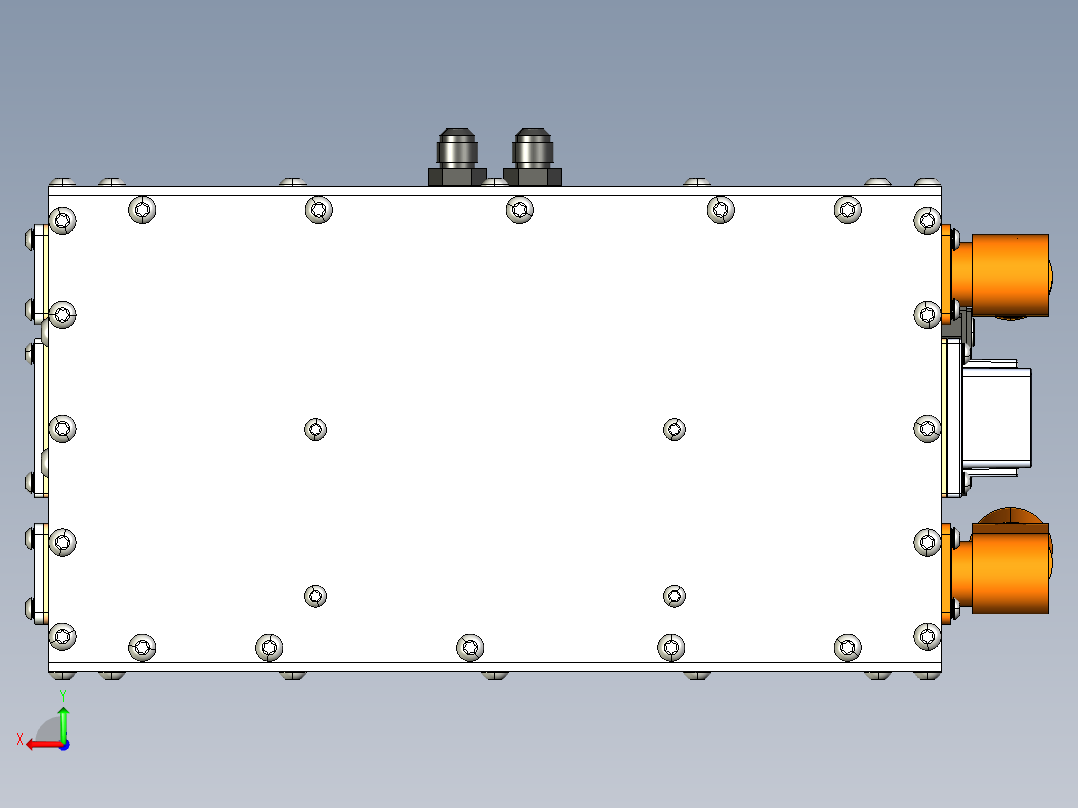 特斯拉 2 改装盒后视图