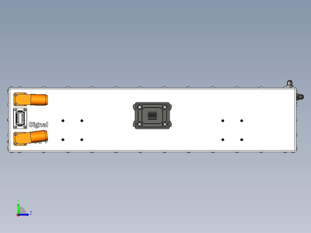 特斯拉 2 改装盒左视图