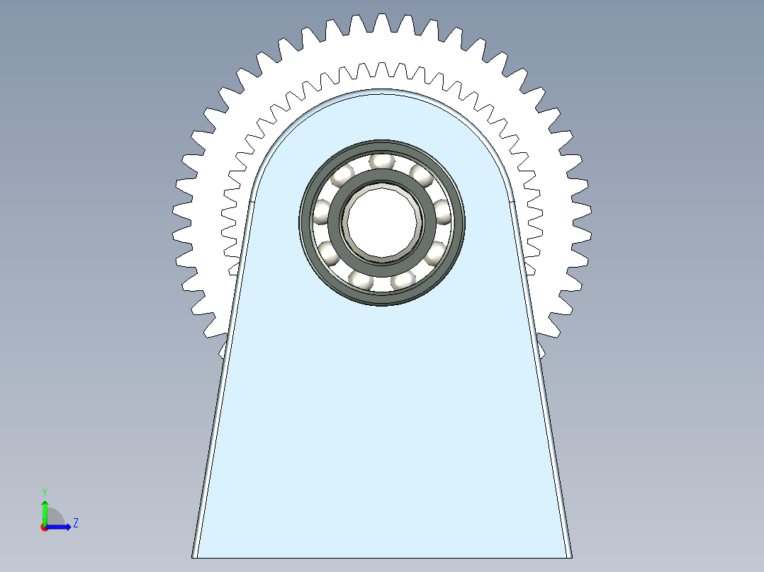 钢轴扭转左视图