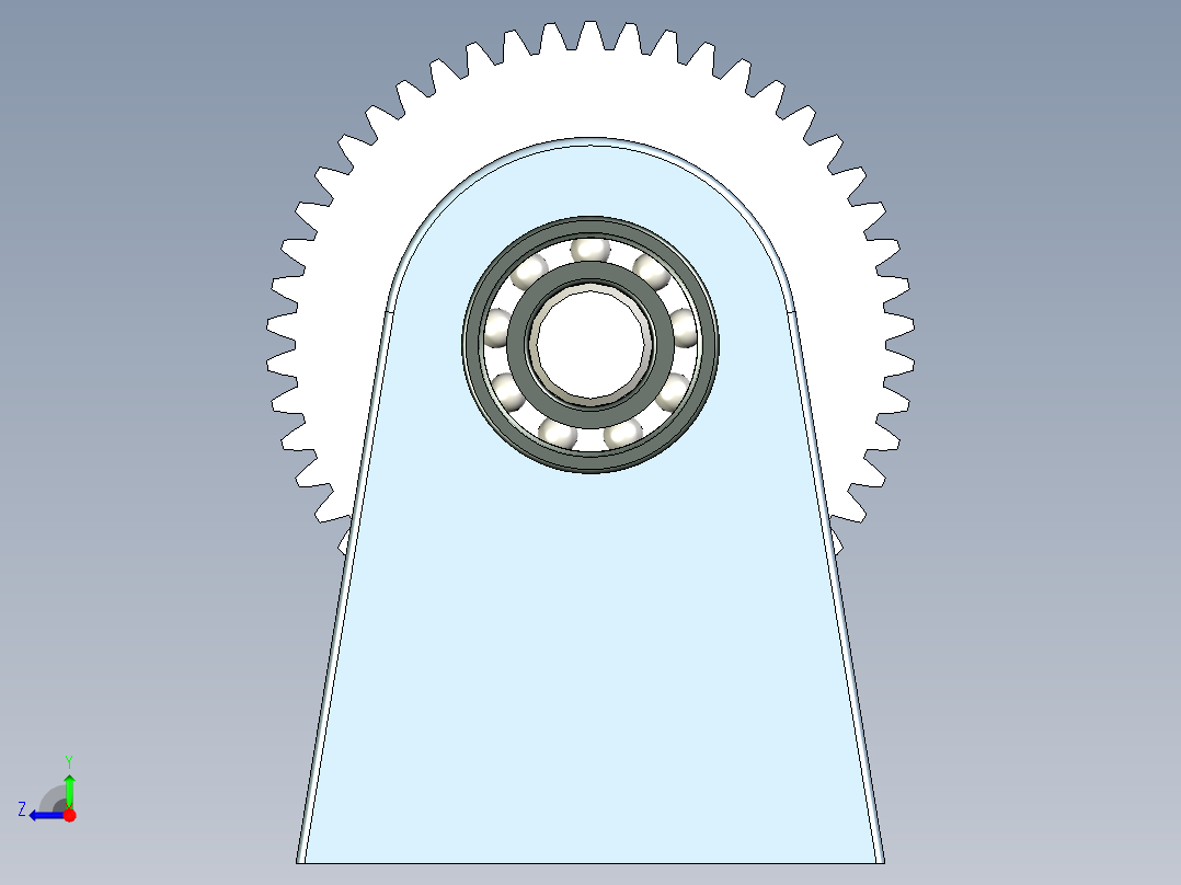 钢轴扭转右视图