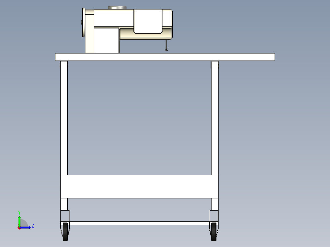 B2004844-JUKI LU-1510 缝纫机左视图