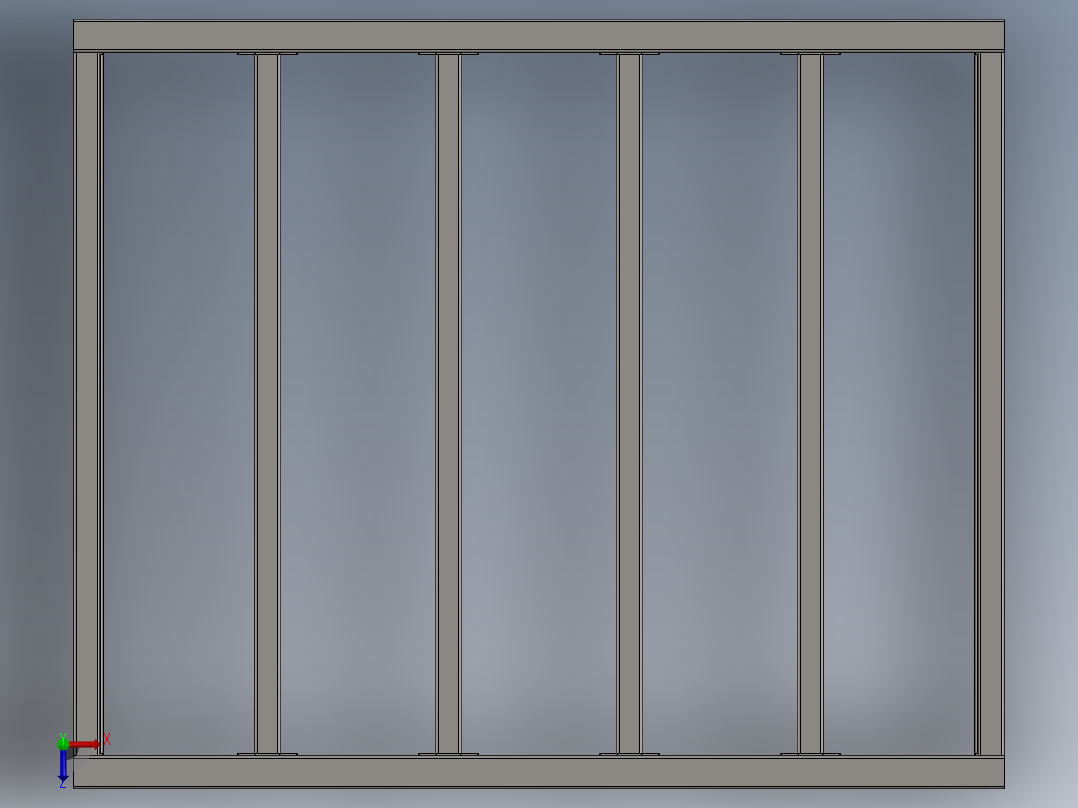 可拆卸桌子俯视图