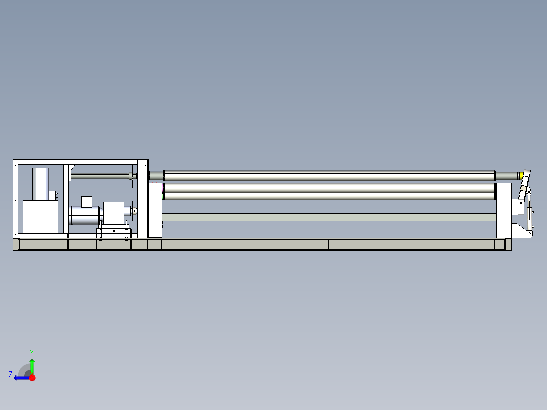 A3004111-10英尺自动卷绕机右视图