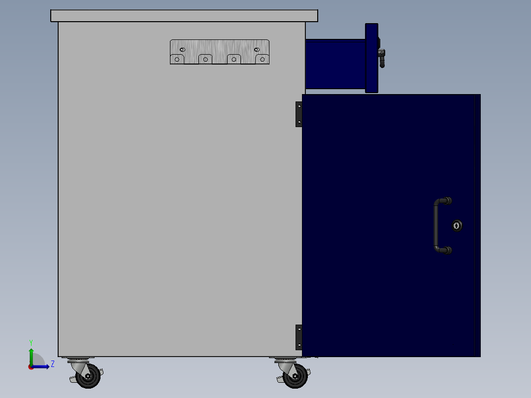 货架、工具车左视图