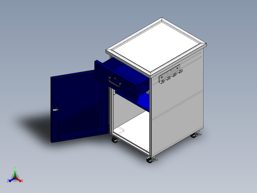 货架、工具车正等轴测缩略图