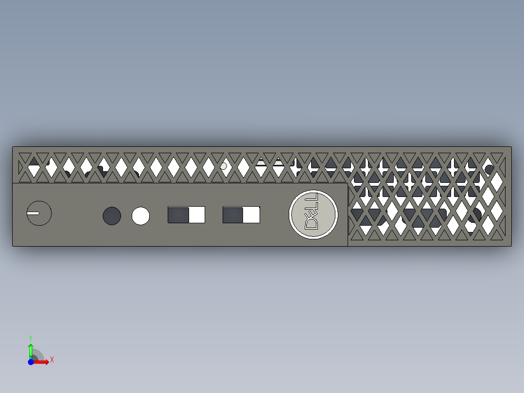 戴尔 Optiplex 3060 微型前视图