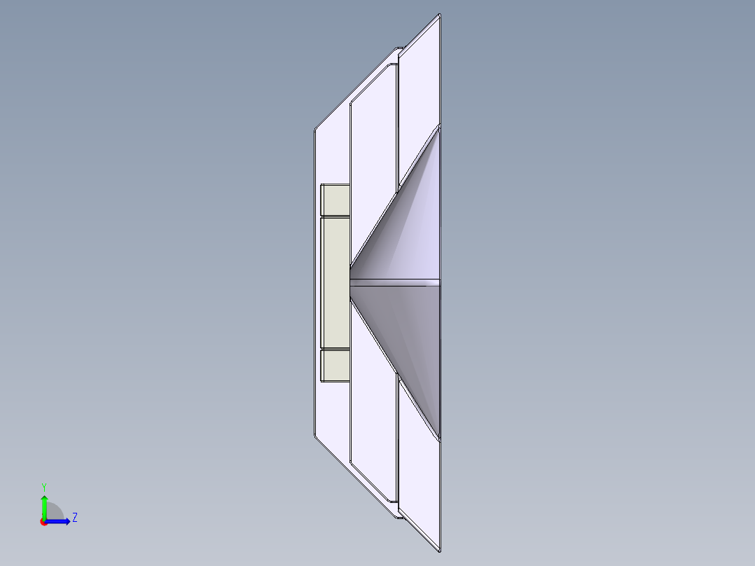 展架（环境设计）左视图