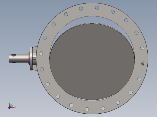 节流阀前视缩略图