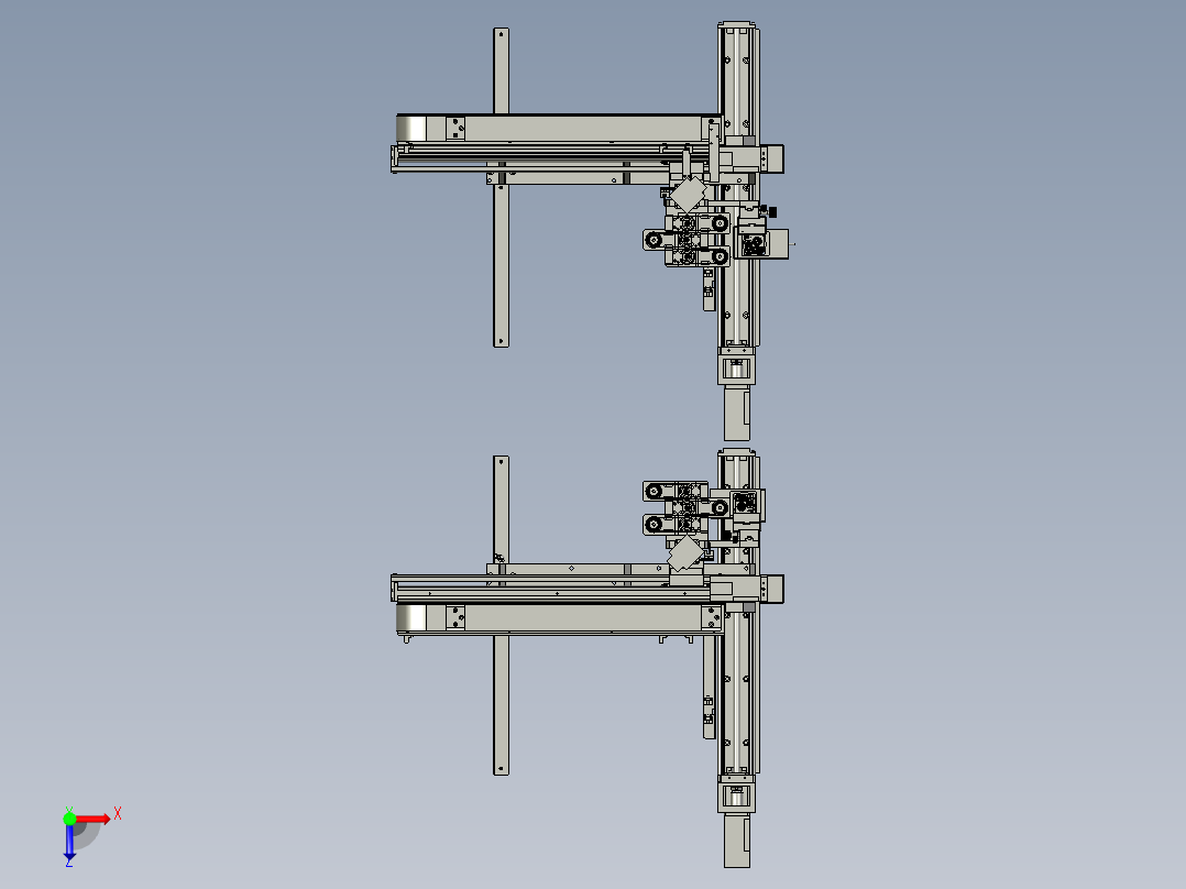 2成品翻转组件1俯视图