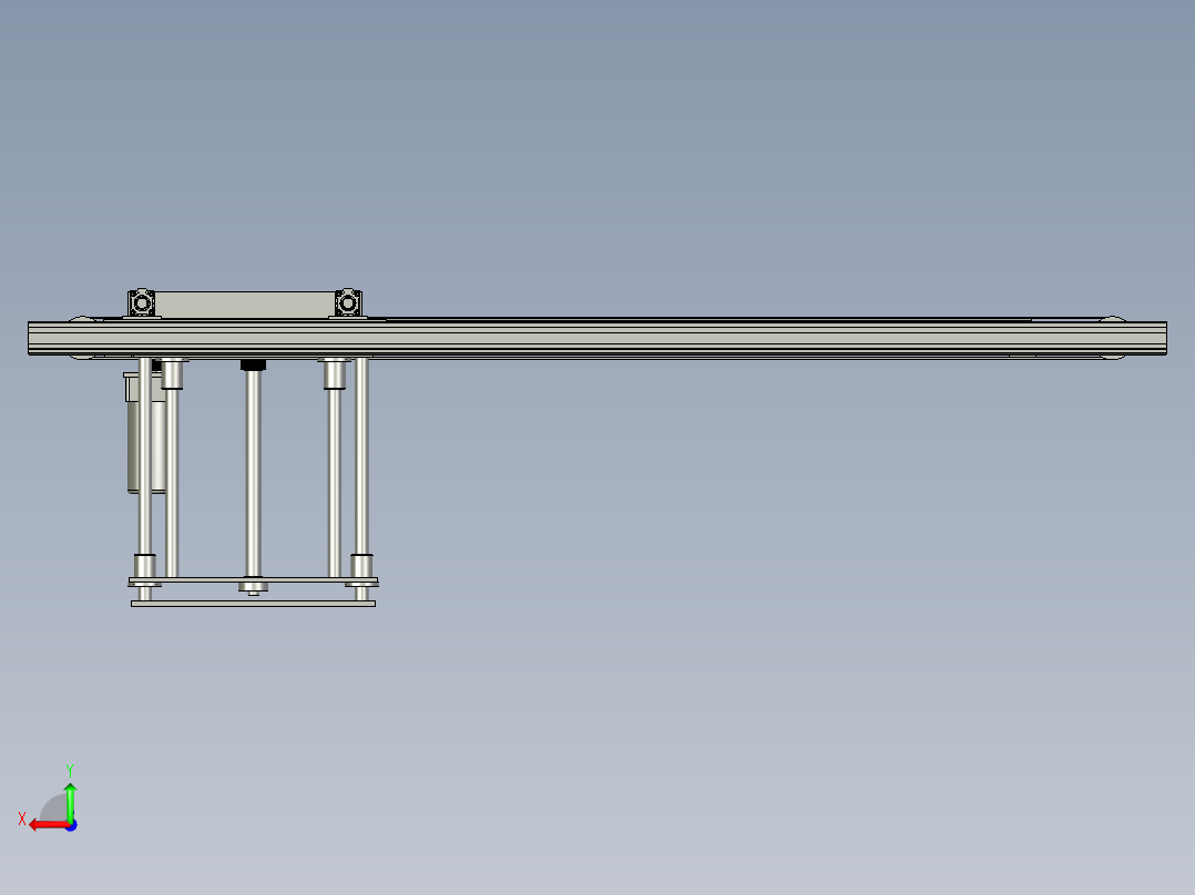 送料输送机--20后视图