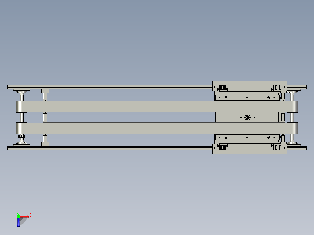 送料输送机--20俯视图