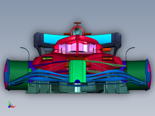 F1赛季推出的冠军赛车前视缩略图