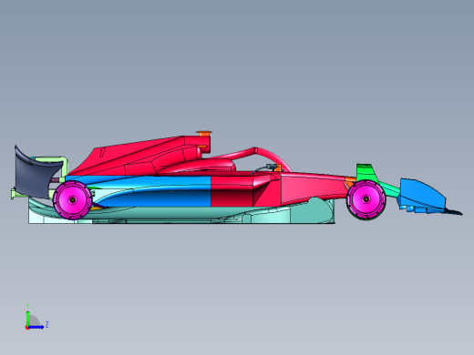 F1赛季推出的冠军赛车左视缩略图