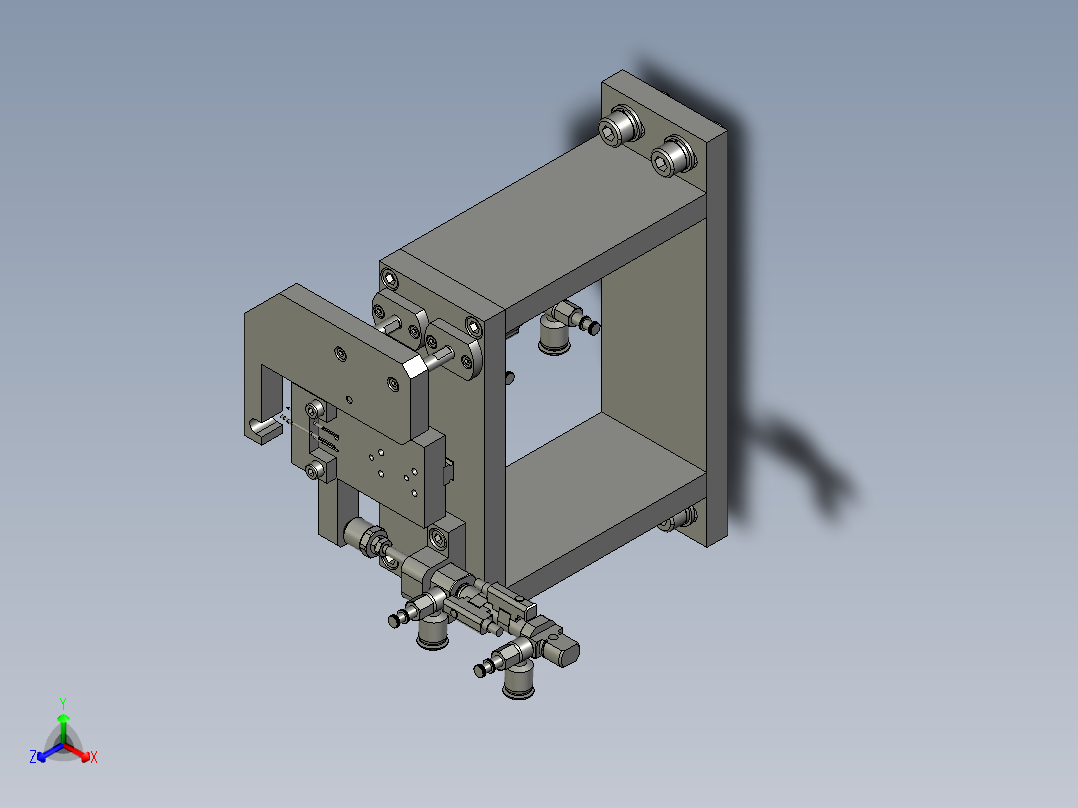 探针装配体主视图
