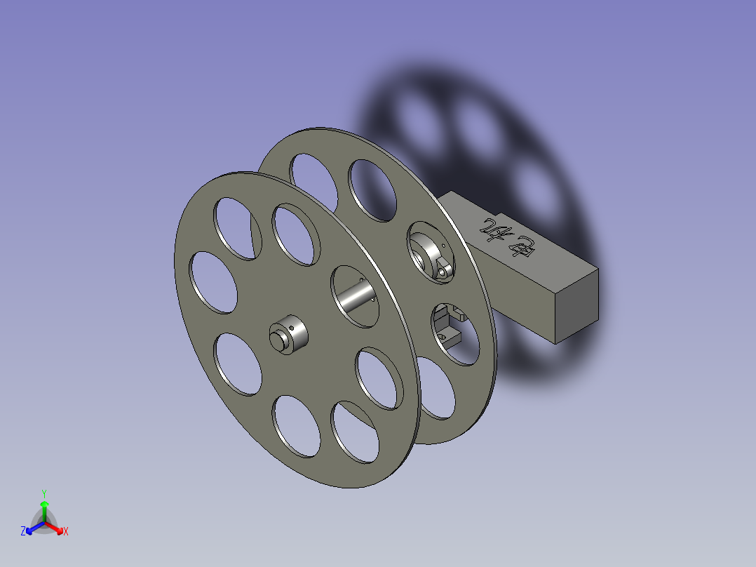 转盘正等轴测图
