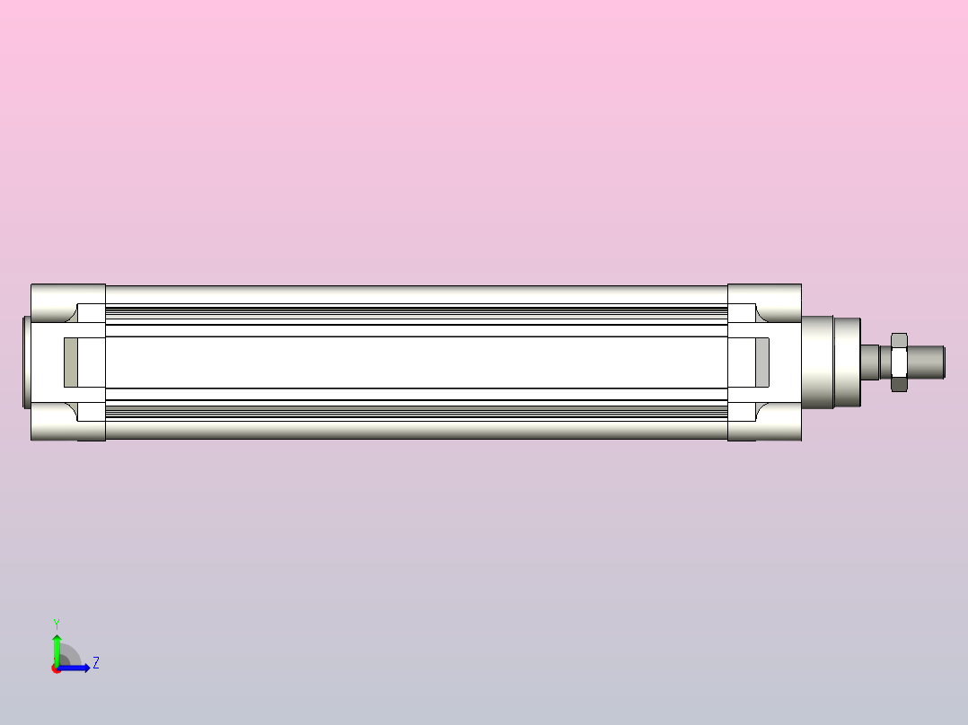FESTO气缸DNC-63-250-PPV-A-C180---_asm_0_左视图