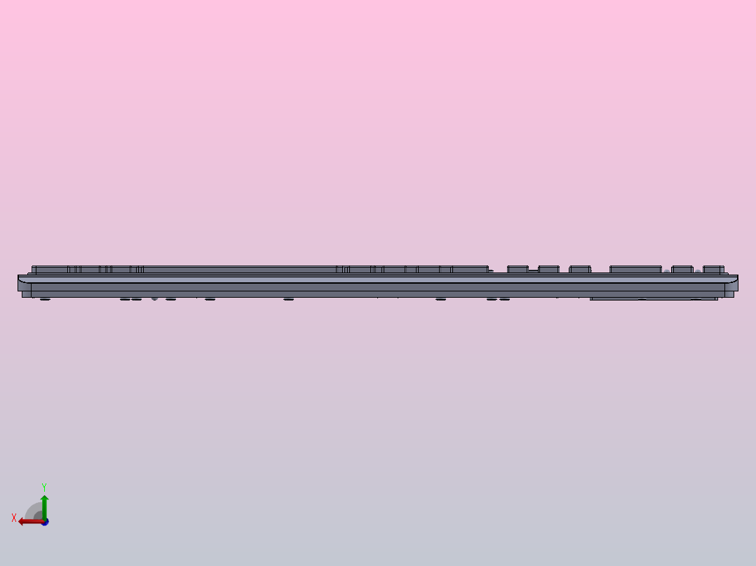 solidworks的键盘后视图