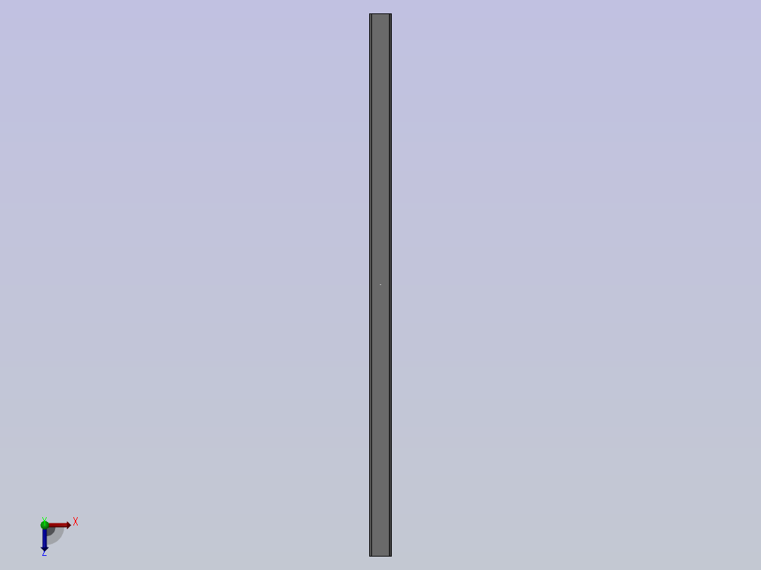 方通25×20×1．2x319(普通钢)俯视图