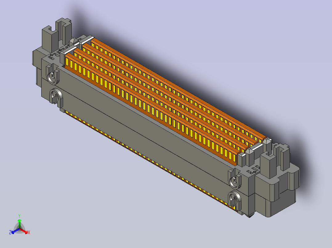 SAMTEC申泰连接器SEAR-40-10.0-08-085主视图