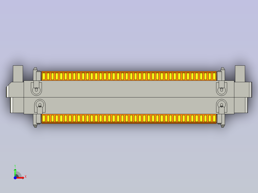 SAMTEC申泰连接器SEAR-40-10.0-08-085前视图