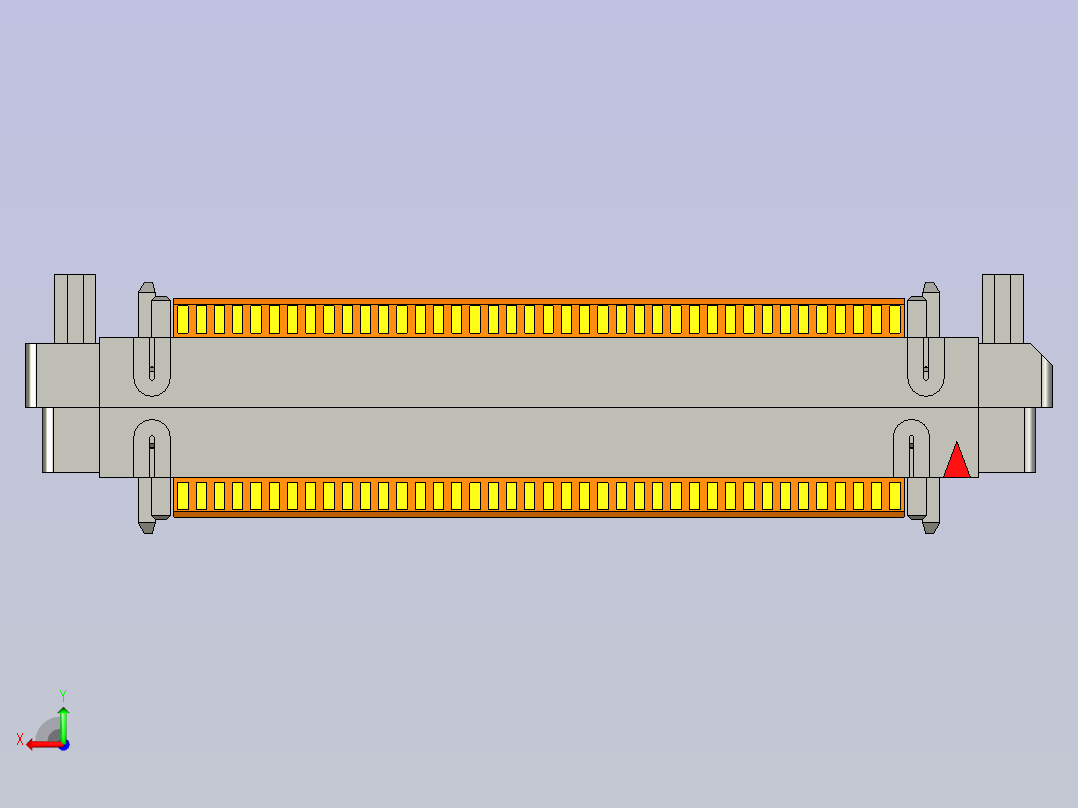 SAMTEC申泰连接器SEAR-40-10.0-08-085后视图