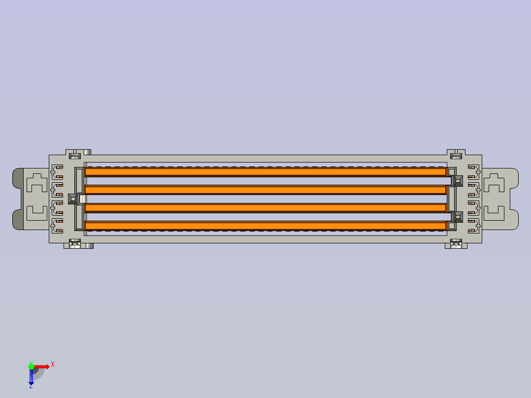 SAMTEC申泰连接器SEAR-40-10.0-08-085俯视图