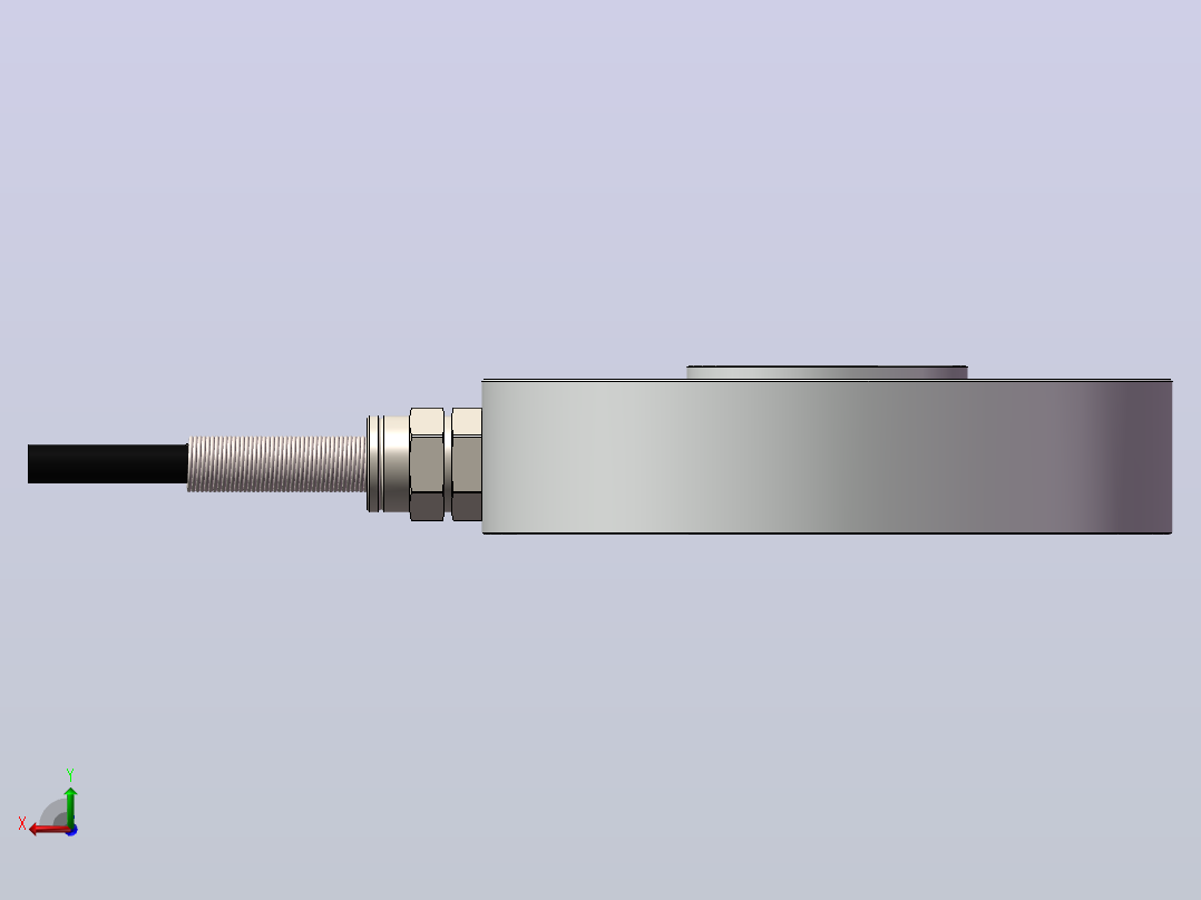 双轴称重传感器双轴力扭矩传感器LCM2D后视图