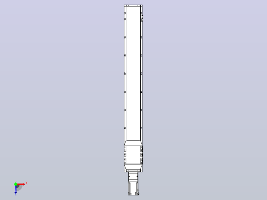 滚珠丝杠直线轴内置导轨TPA-GCR-150-2010C-L1100-M-M75-N3俯视缩略图
