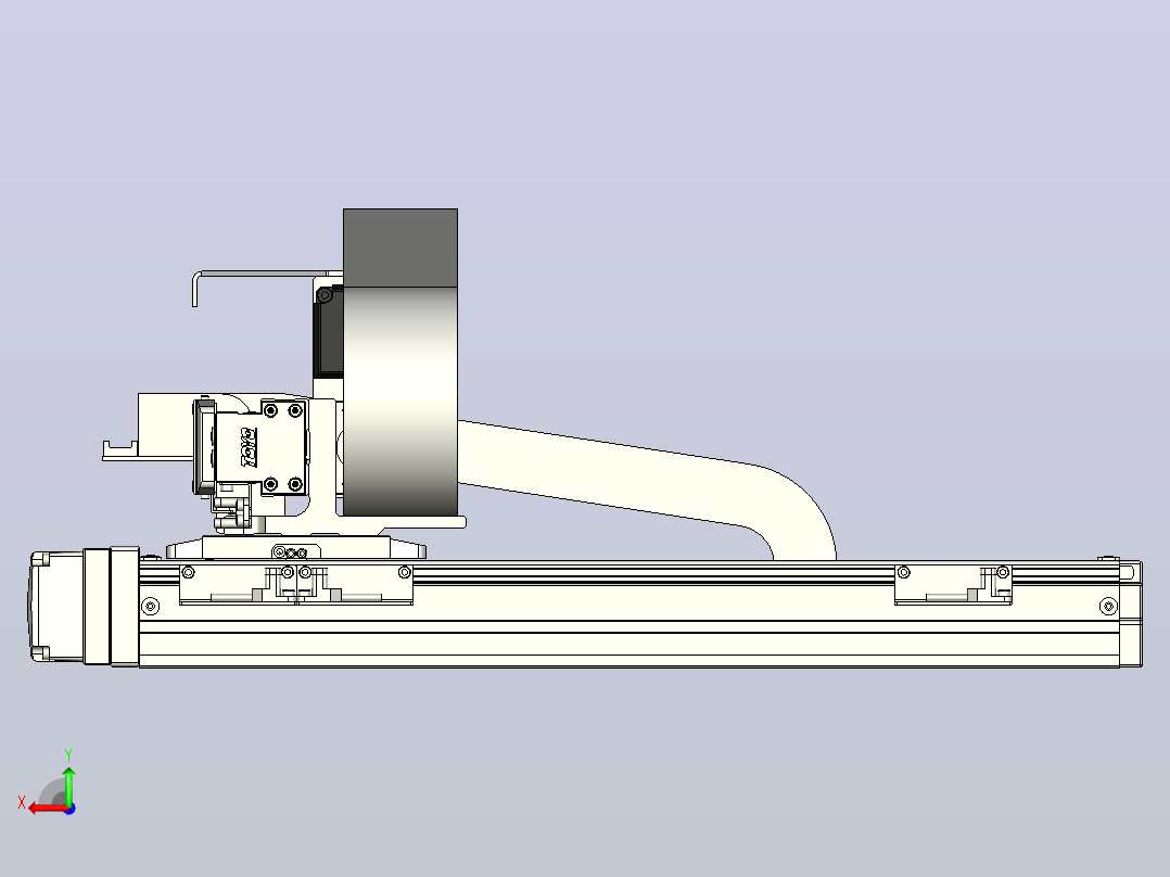 XYGT210-A4-300-150-M-C-0001丝杆模组 XY悬臂 负载2-5KG 内嵌式 XYGT210-A4 替换TOYO直线模组后视图