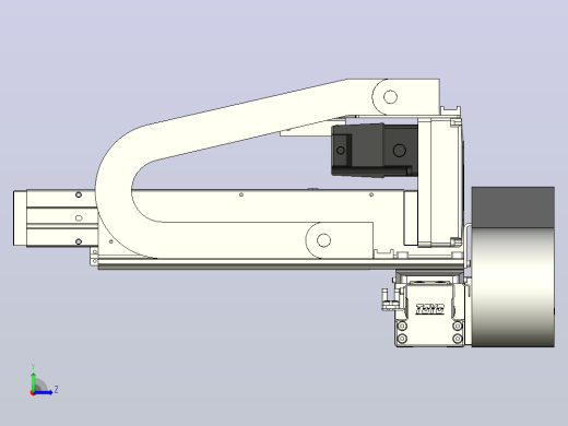 XYGT210-A4-300-150-M-C-0001丝杆模组 XY悬臂 负载2-5KG 内嵌式 XYGT210-A4 替换TOYO直线模组左视缩略图