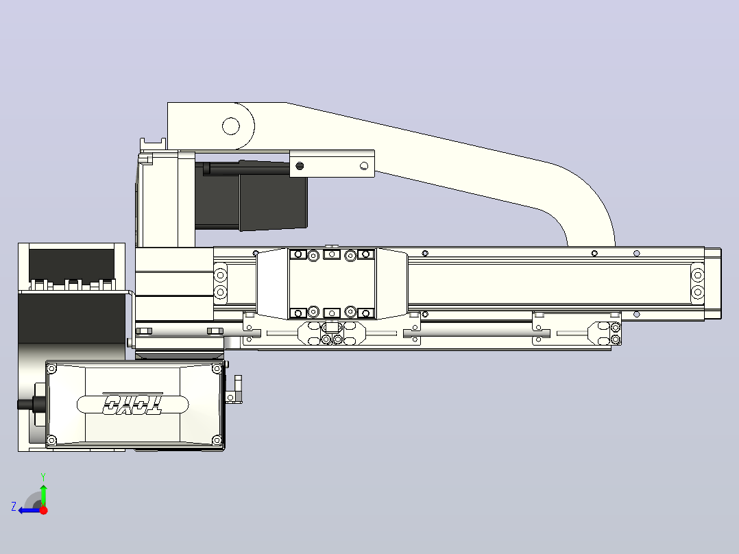 XYGT210-A4-300-150-M-C-0001丝杆模组 XY悬臂 负载2-5KG 内嵌式 XYGT210-A4 替换TOYO直线模组右视图