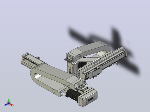 XYGT210-A4-300-150-M-C-0001丝杆模组 XY悬臂 负载2-5KG 内嵌式 XYGT210-A4 替换TOYO直线模组正等轴测缩略图